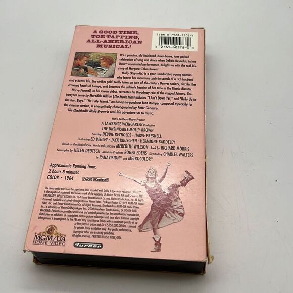 The‎ Unsinkable Molly Brown (VHS, 1991) - Picture 2 of 3